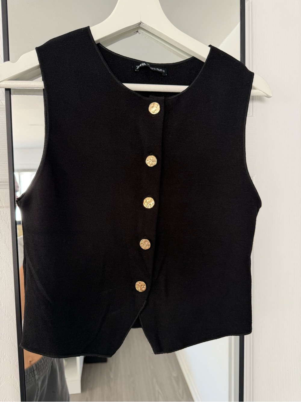 Zara Black vest